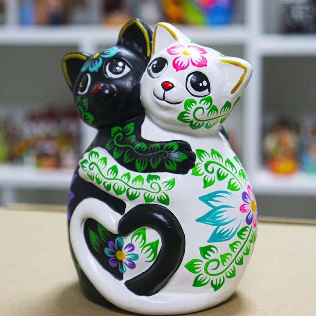Ceramica Gatos Amorosos2
