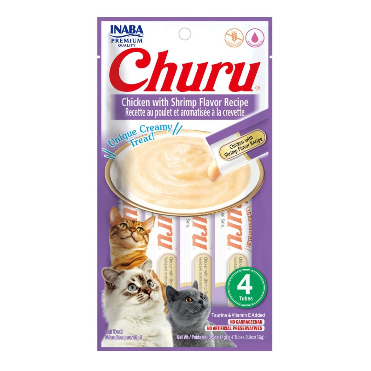 Churu Chicken with shrimp recipe x 4 tubos1