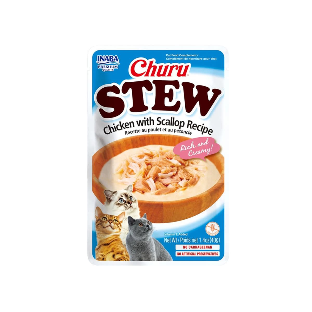 CHURU CAT STEW CHICKEN SCALLOP 40 GR1