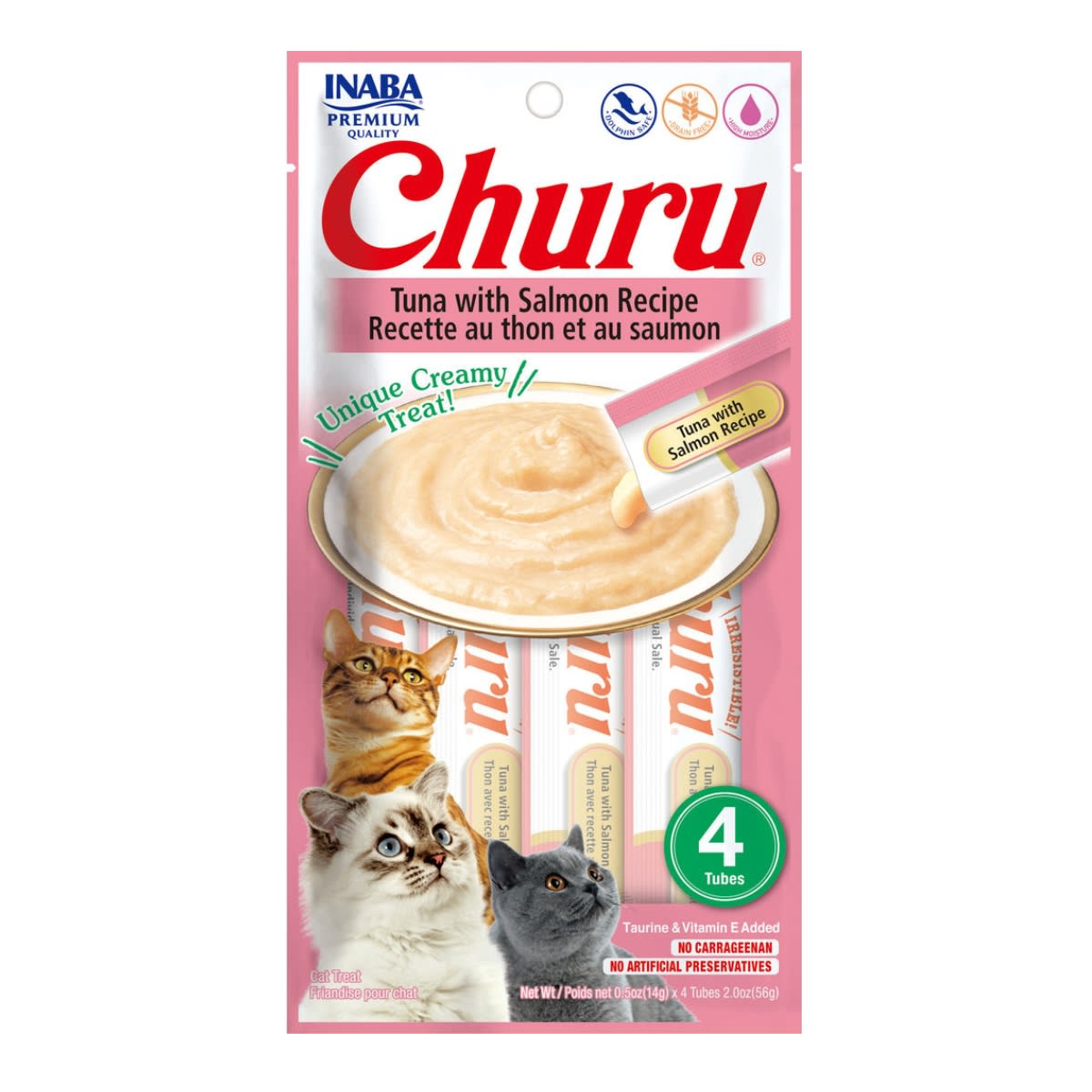 Churu Tuna with salmon recipe x 4 tubos1
