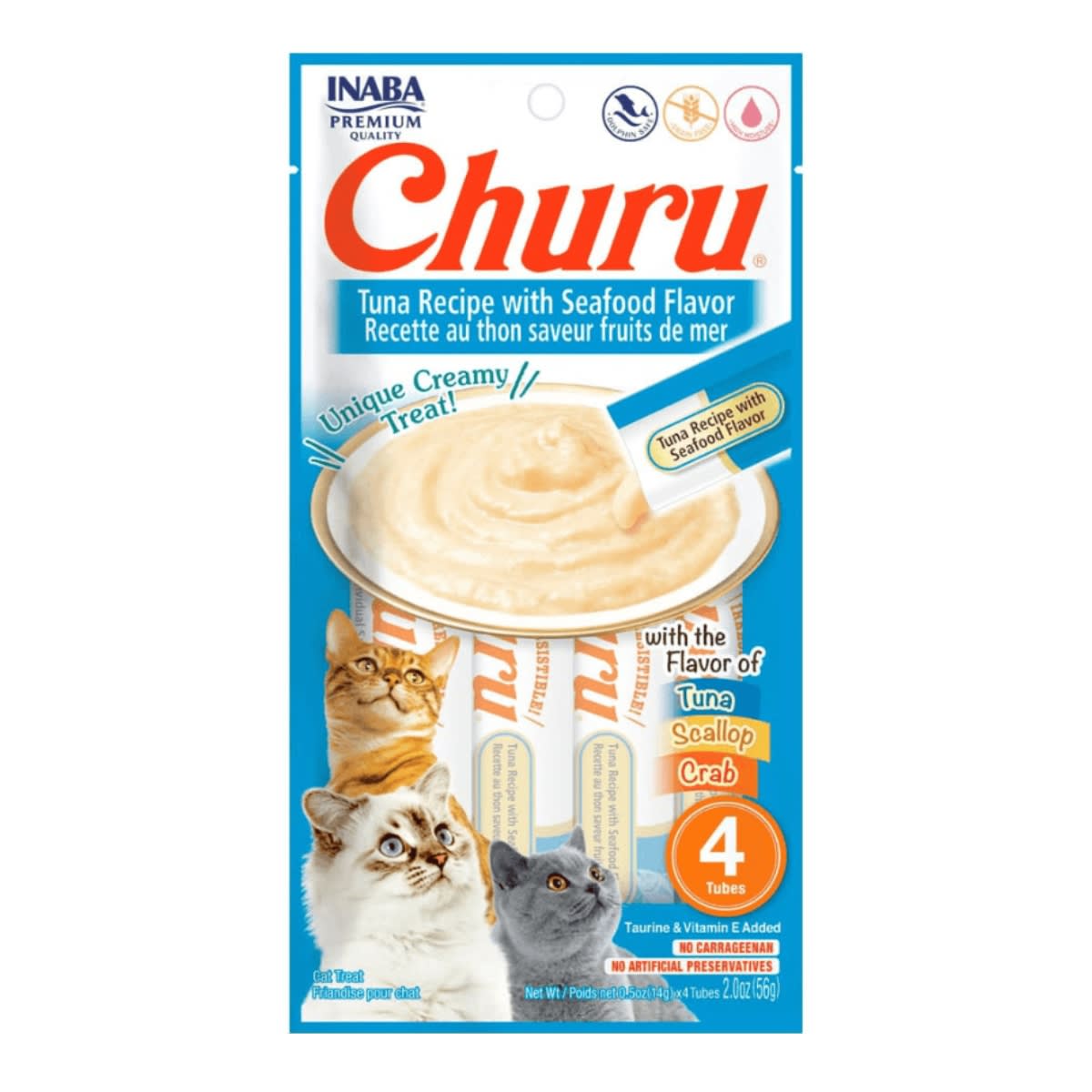 Churu Tuna with Seafood recipe x 4 tubos1