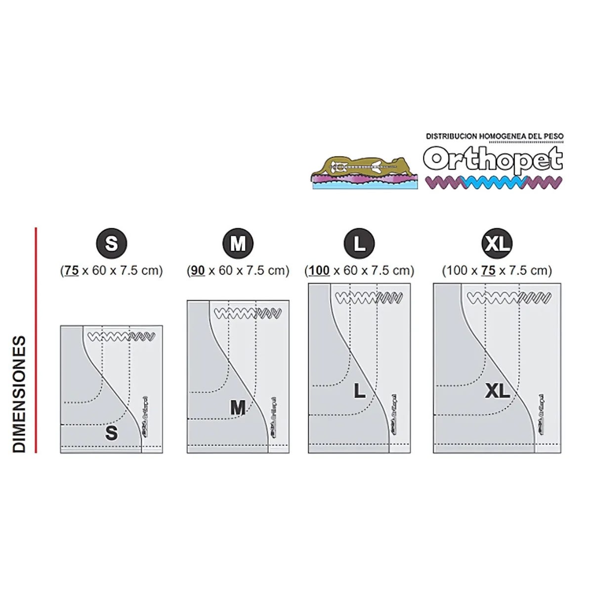 Colchoneta Zoomba Orthopet Fucsia3