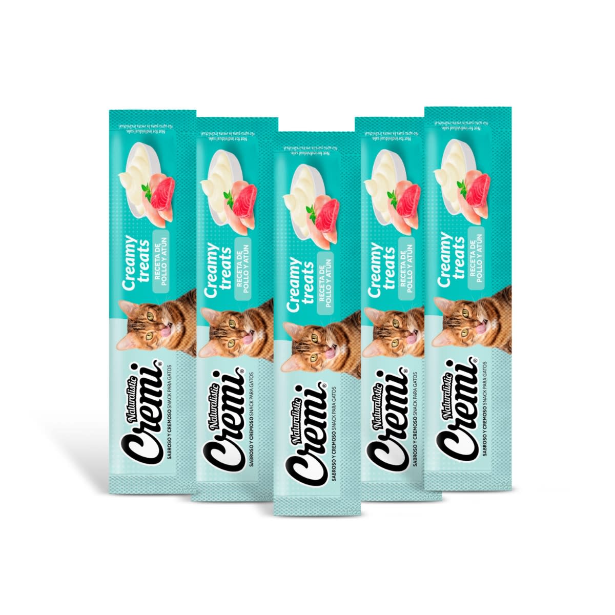 CREMI CREAMY TREATS CHICKEN WITH TUNA RECIPE X 5 UND2