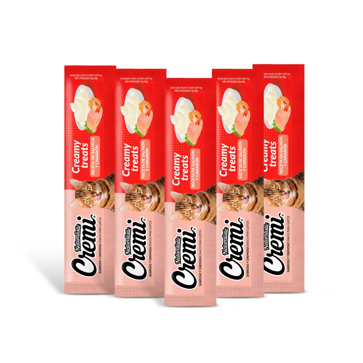 CREMI CREAMY TREATS SALMON WITH SHRIMP RECIPE X 5 UND2