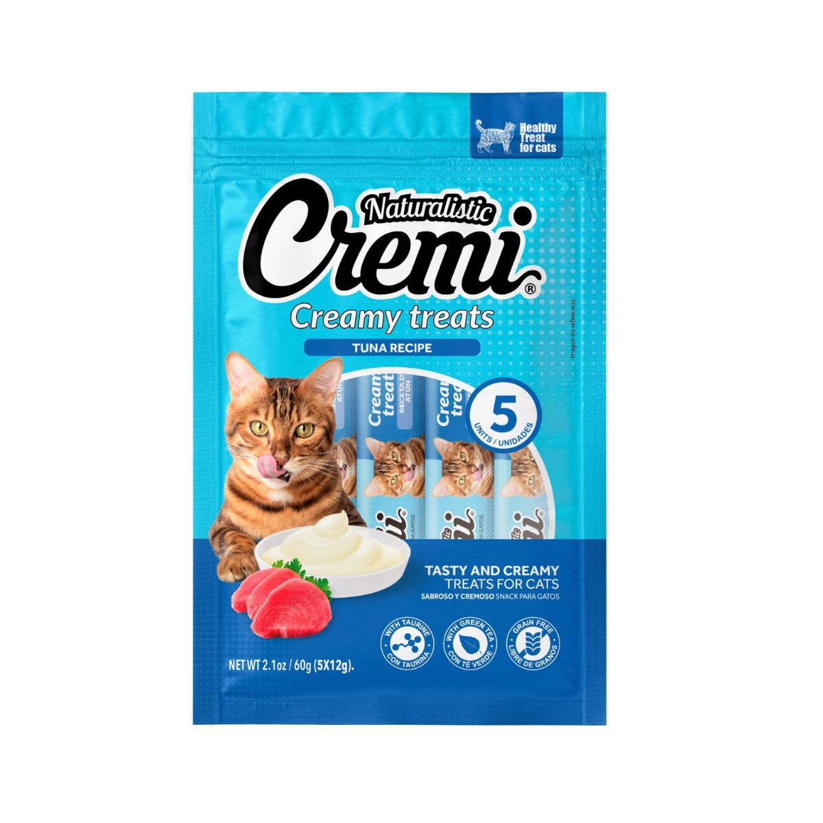 CREMI CREAMY TREATS TUNA RECIPE X 5 UND1
