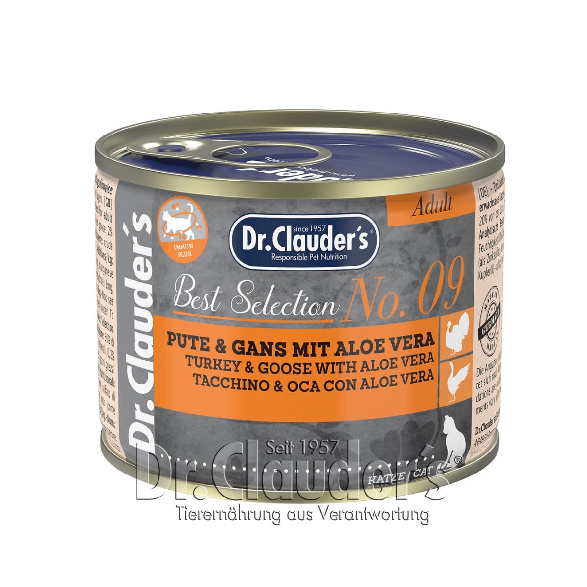 DR CLAUDER´S CAT BEST SELECT #09 PAVO OCA C/ALOE VERA 200GR1
