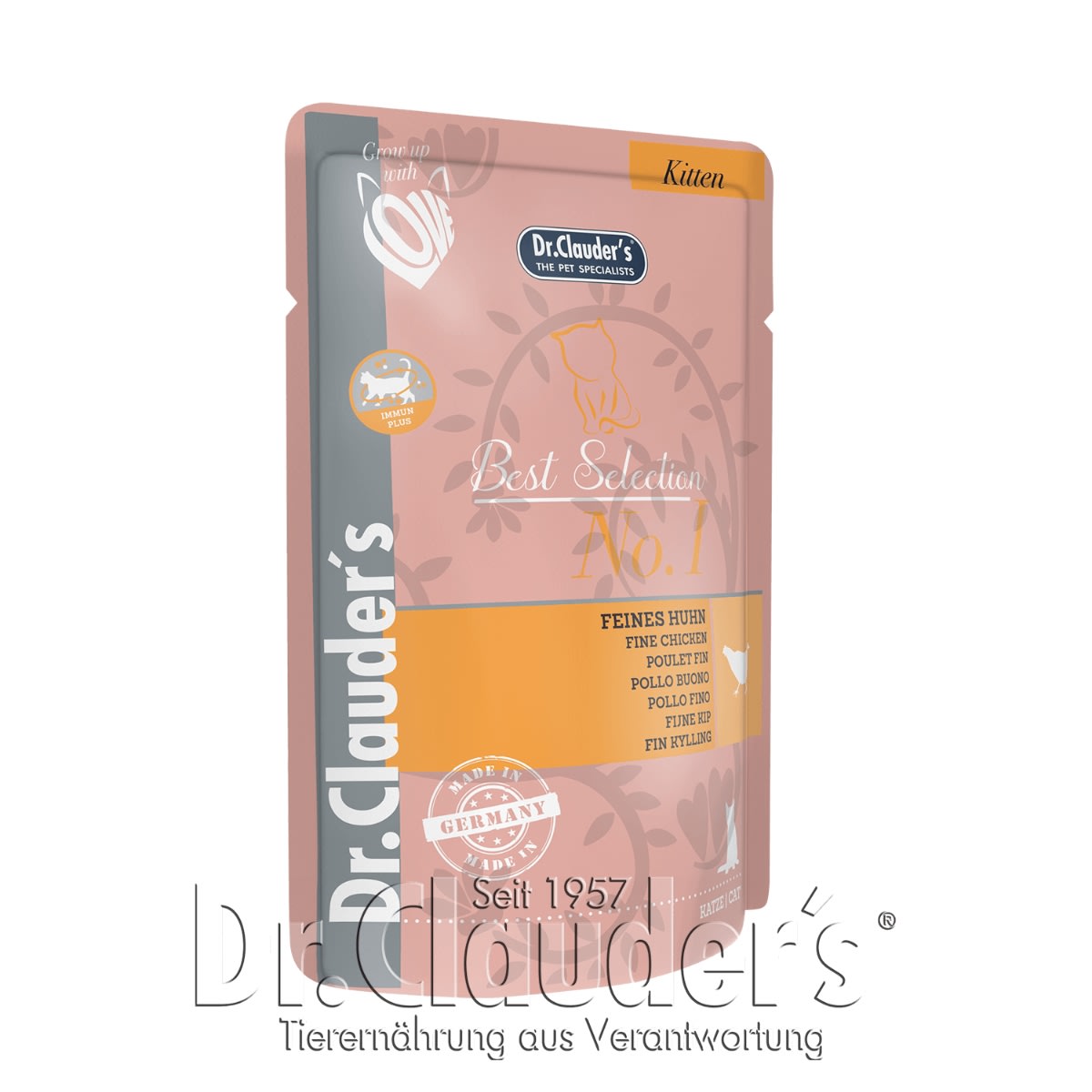 DR CLAUDER´S CAT BEST SELECT KITTEN #1 POLLO FINO 85 GR1