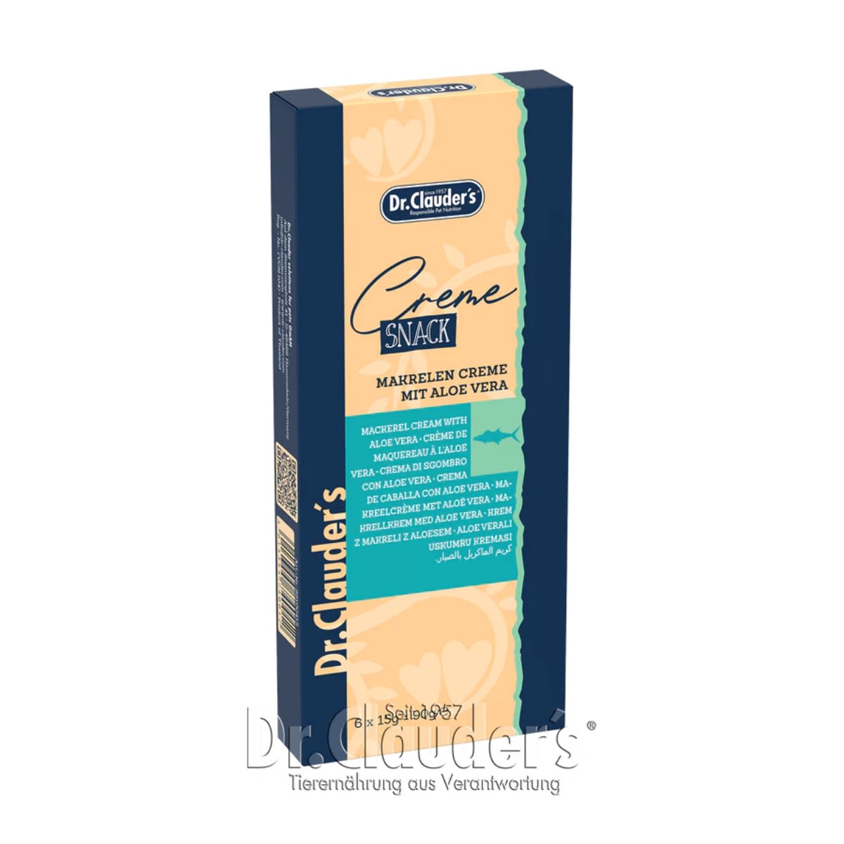 DR CLAUDER´S CREME SNACK CABALLA C/ALOE VERA 6X15G1