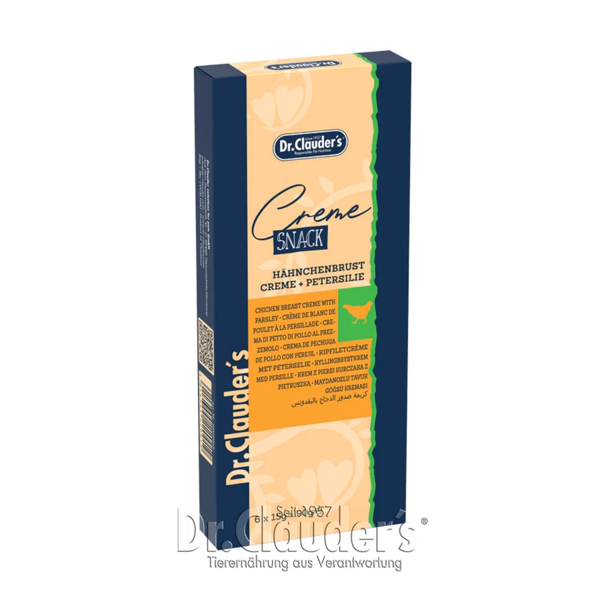 DR CLAUDER´S CREME SNACK POLLO PECHUGA C/PEREJIL 6X15G1