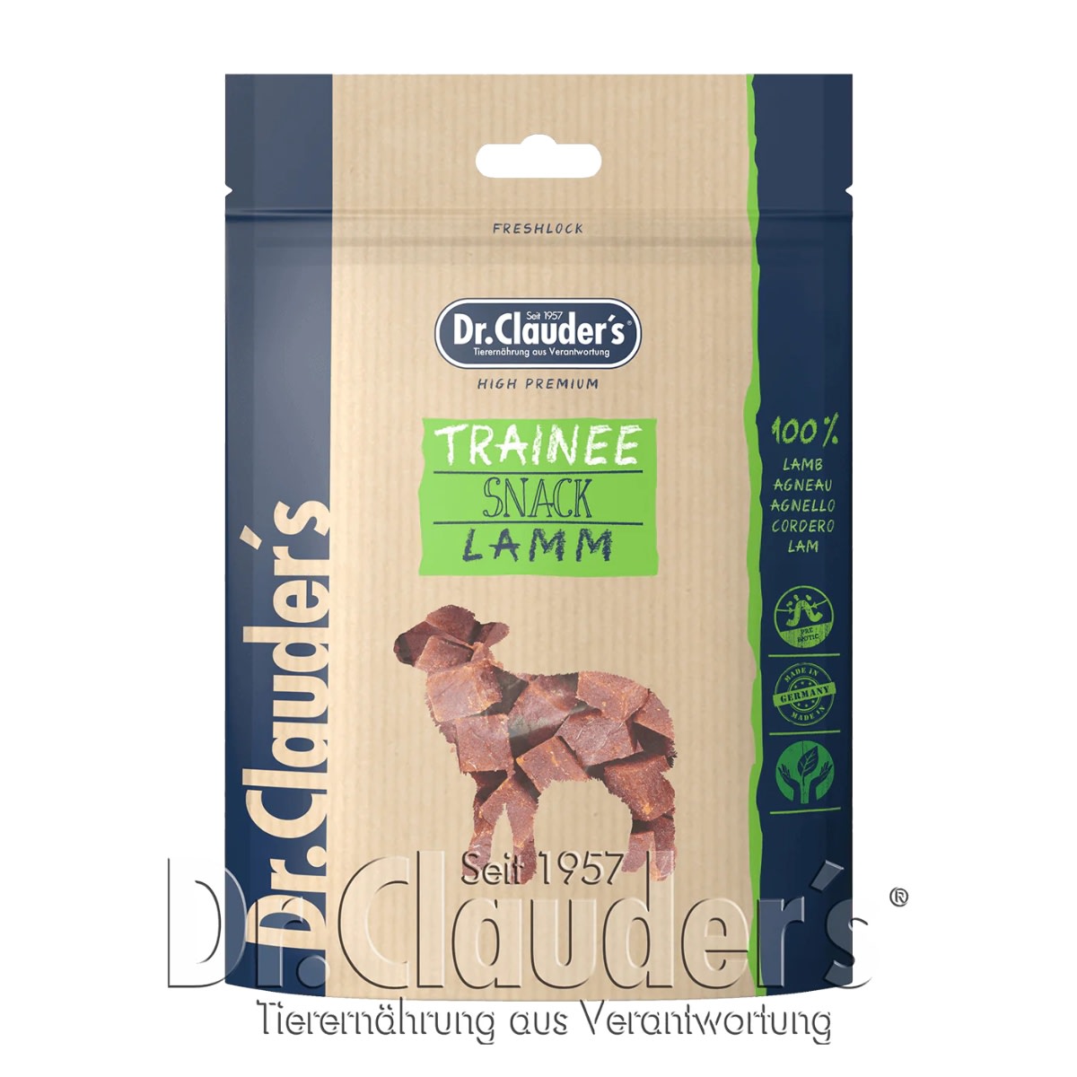 Dr. Clauder´s Snack Lamb Cordero Trainee 80 g1
