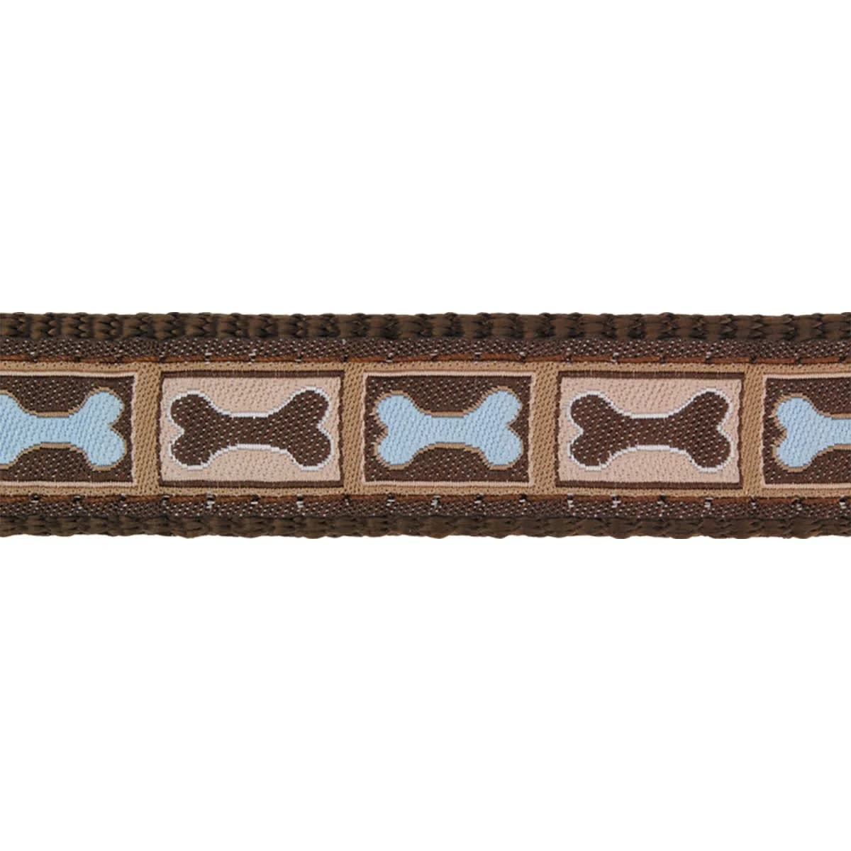 Dog Collar Design Red Dingo Bone Yard Brown2