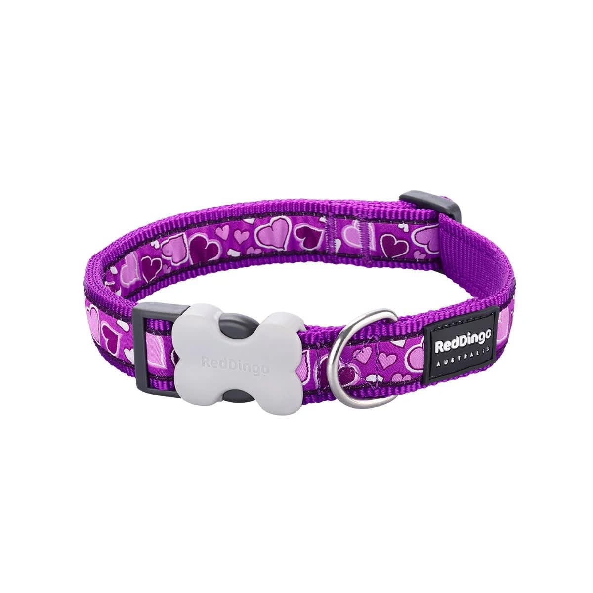 Dog Collar Design Red Dingo Breezy Love Purple1