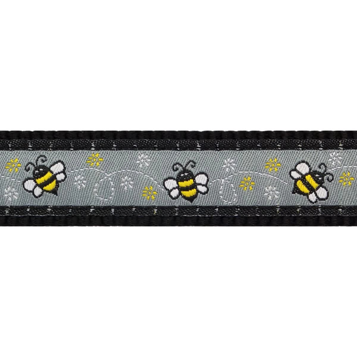 Dog Collar Design Red Dingo Bumble Bee Black2