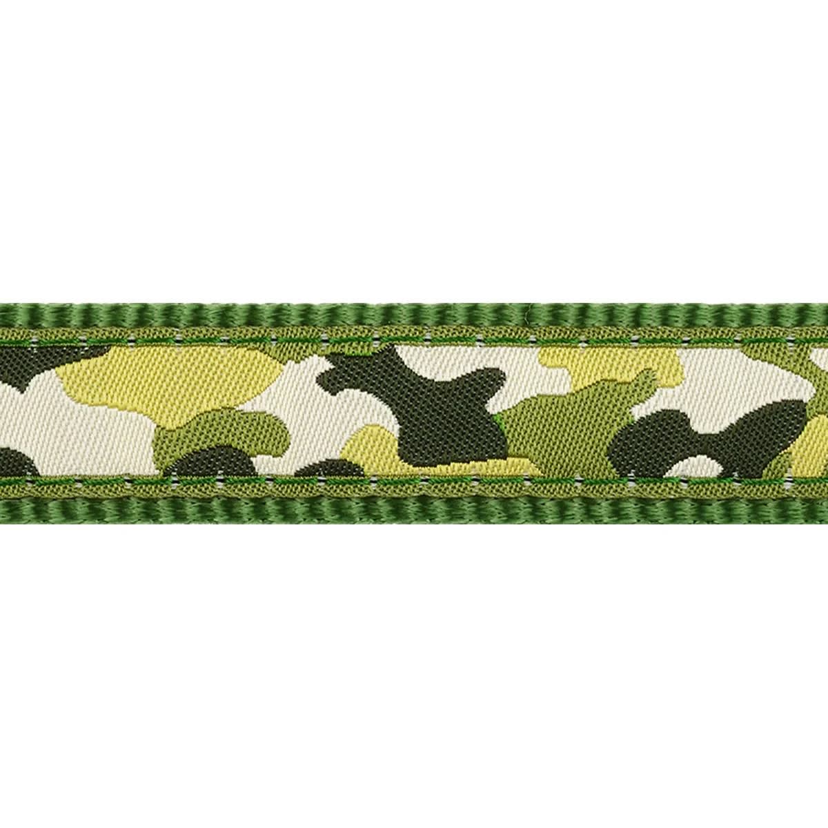 Dog Collar Design Red Dingo Camouflage Green2