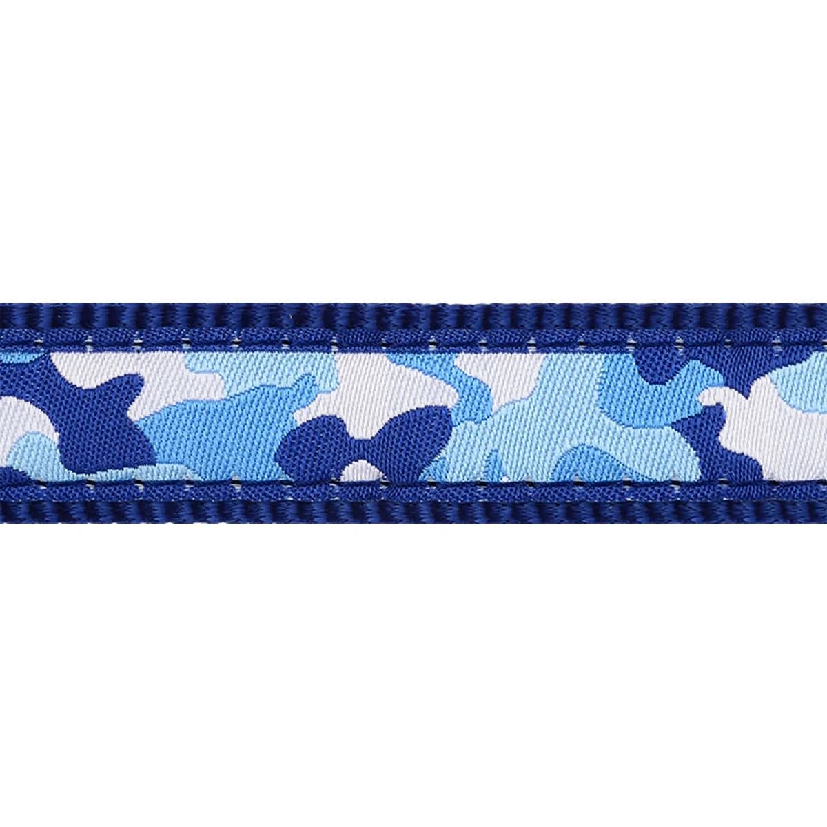 Dog Collar Design Red Dingo Camouflage Navy S2