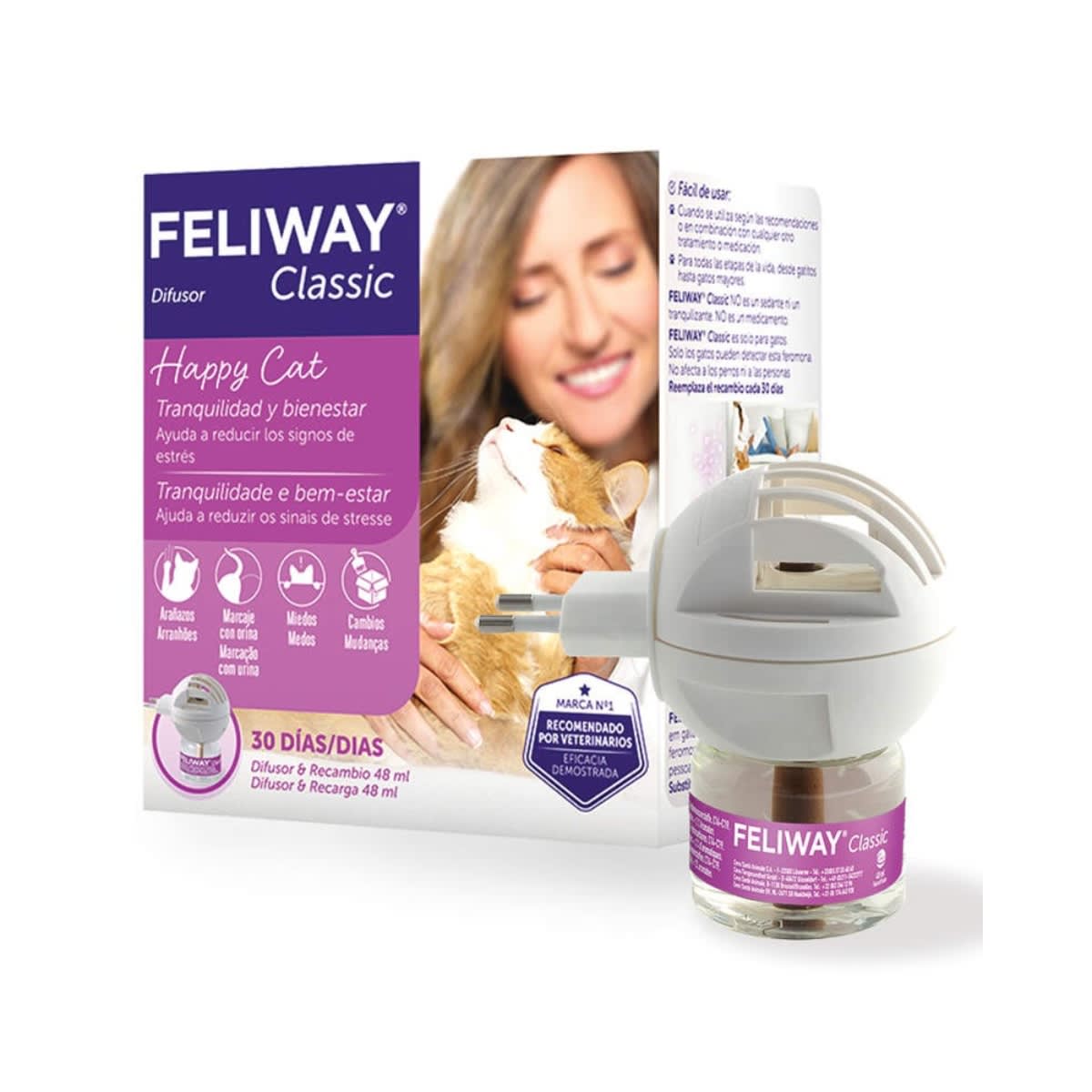 FELIWAY CLASSIC DIFUSOR Y RECARGA 48 ML1