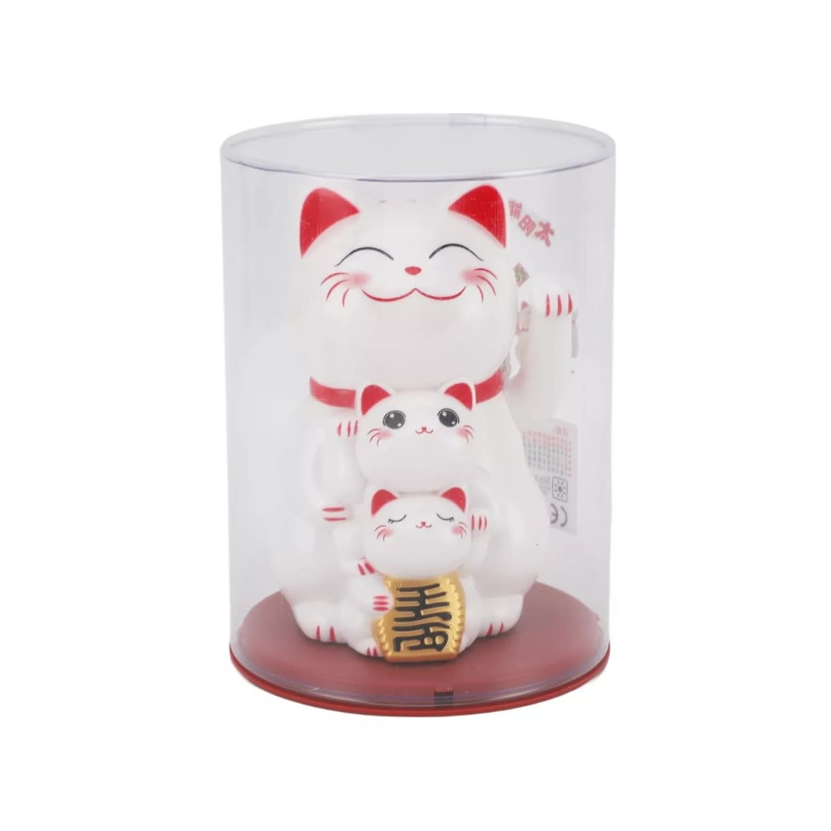 Gato de la fortuna con gatitos2