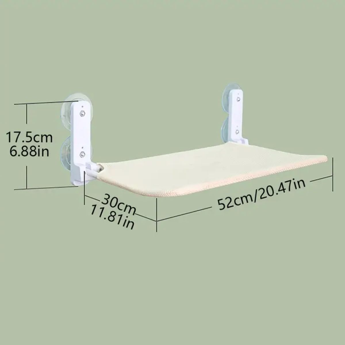 HAMACA DE VENTANA PARA GATO REBATIBLE2