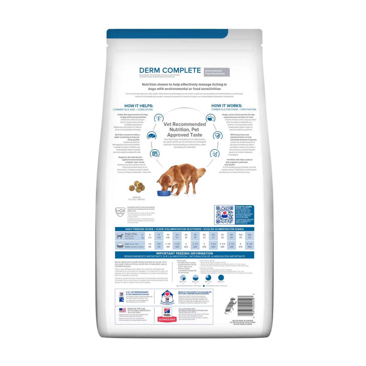 Hills PD Canine Dermcomplete 3 kg2