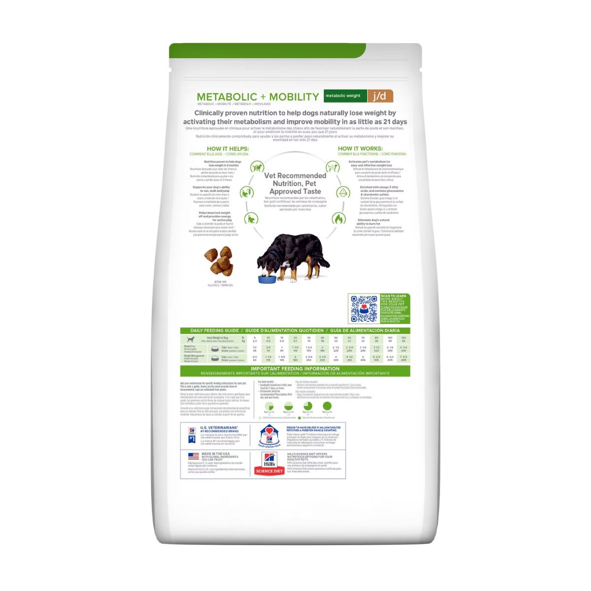 Hills PD Canine Metabolic-Mobility 3.9 kg (8.5 lbs)2