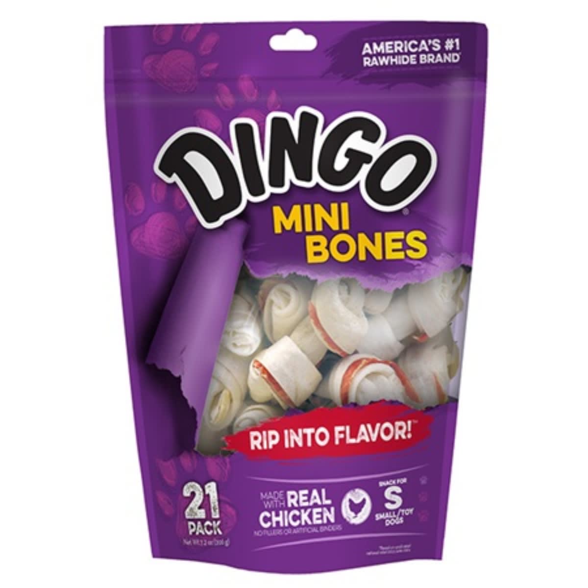 Hueso carnaza Dingo mini bones2