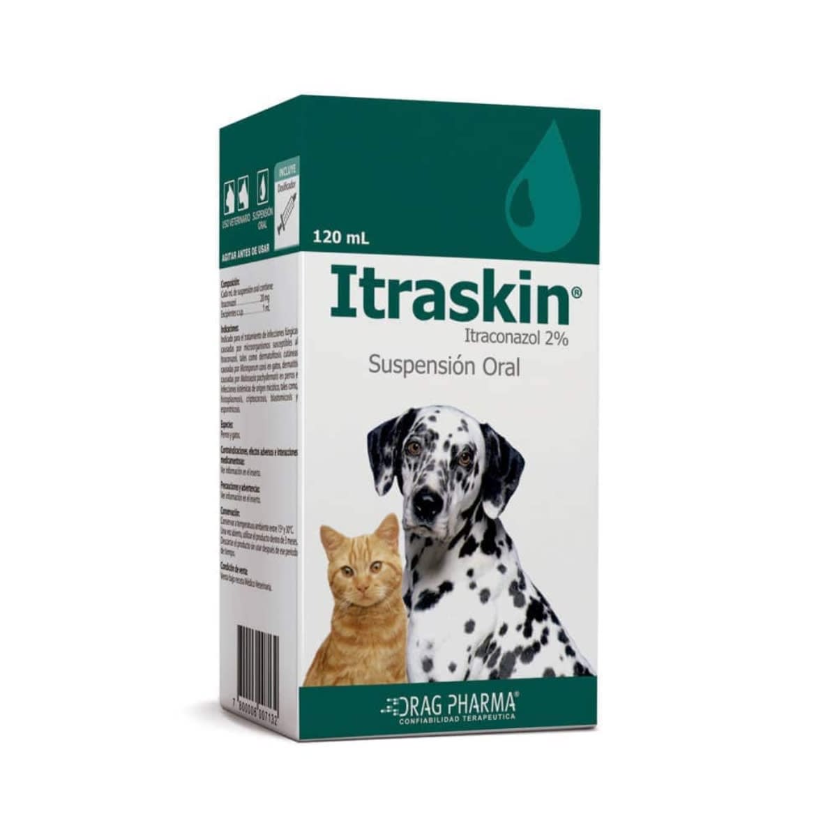 Itraskin jarabe 120 ml (Itraconazol al 2%)1