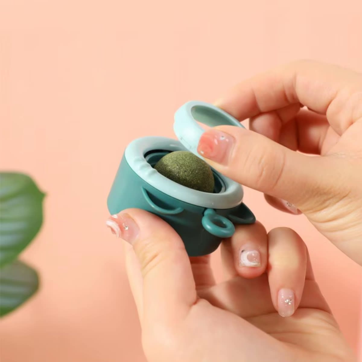 JUGUETE GATO CATNIP BOLITA DE PARED6