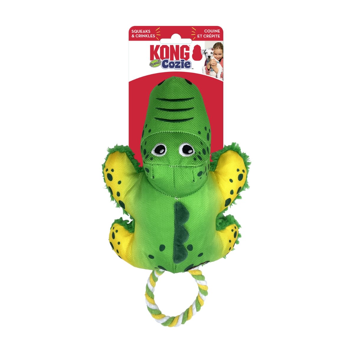JUGUETE KONG COZIE TUGGZ ALLIGATOR SM/MD (ZYT33)1