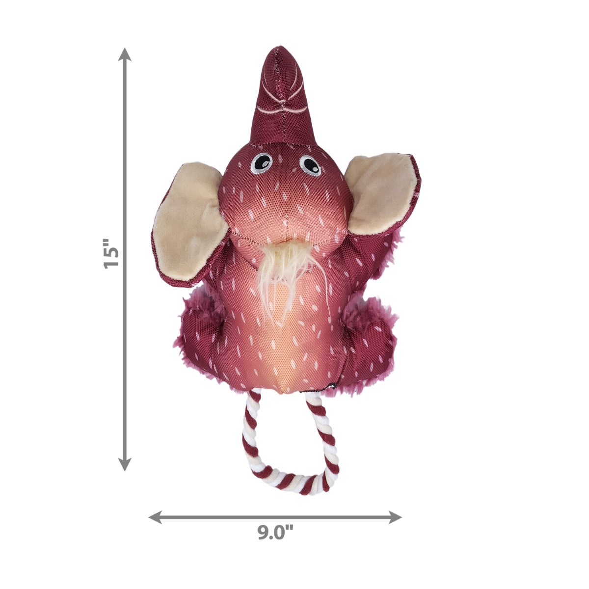 JUGUETE KONG COZIE TUGGZ ELEPHANT SM/MD (ZYT32)2