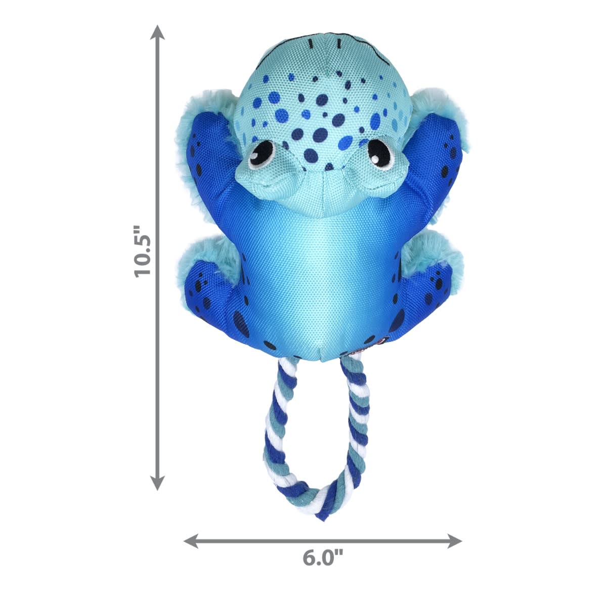 JUGUETE KONG COZIE TUGGZ FROG SM/MD (ZYT34)2