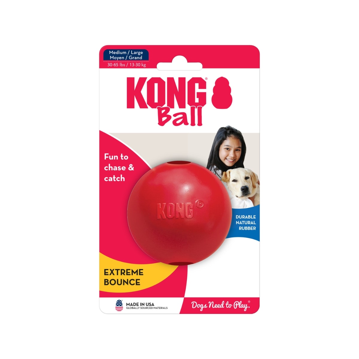 Juguete Kong KB1 Pelota M/L1