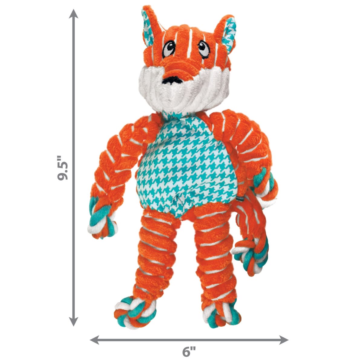 Juguete Kong NKF12 Floppy Knots Fox MD/LG2