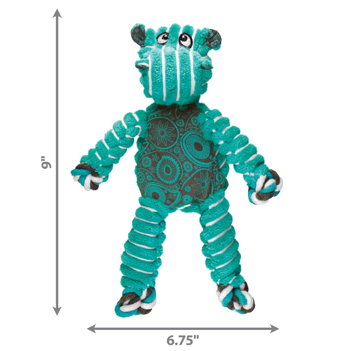 Juguete Kong NKF14 Floppy Knots Hippo MD/LG2