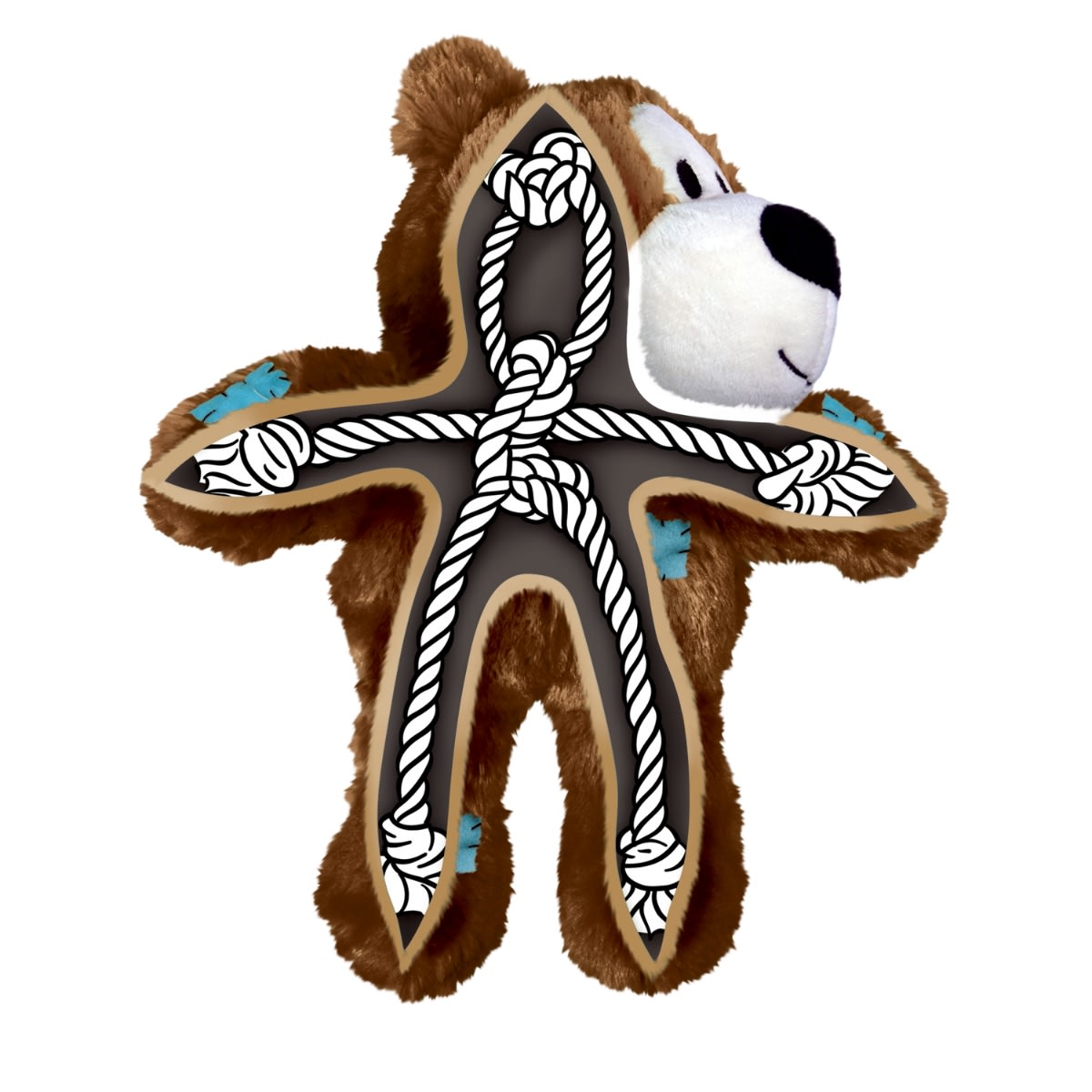 Juguete Kong NKR5 Wild Knots Bear XS3