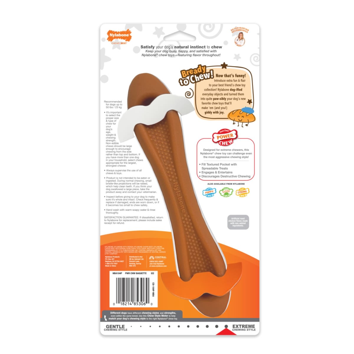 JUGUETE NYLABONE BAGUETTE BISTRO STYLE ROAST CHICKEN GIANT3