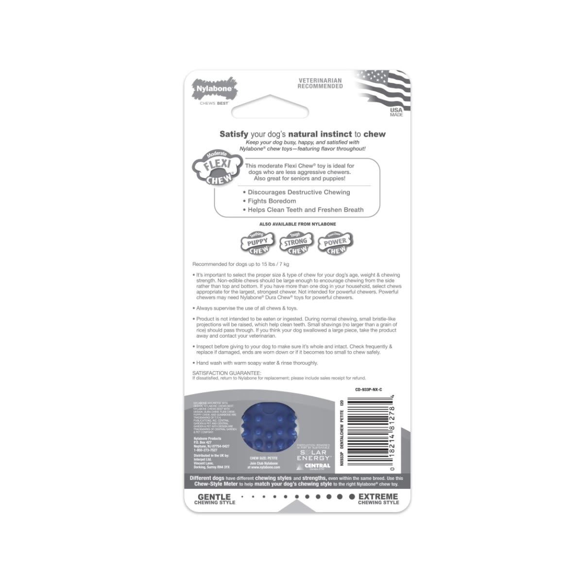 Juguete Nylabone Dental Chew small2