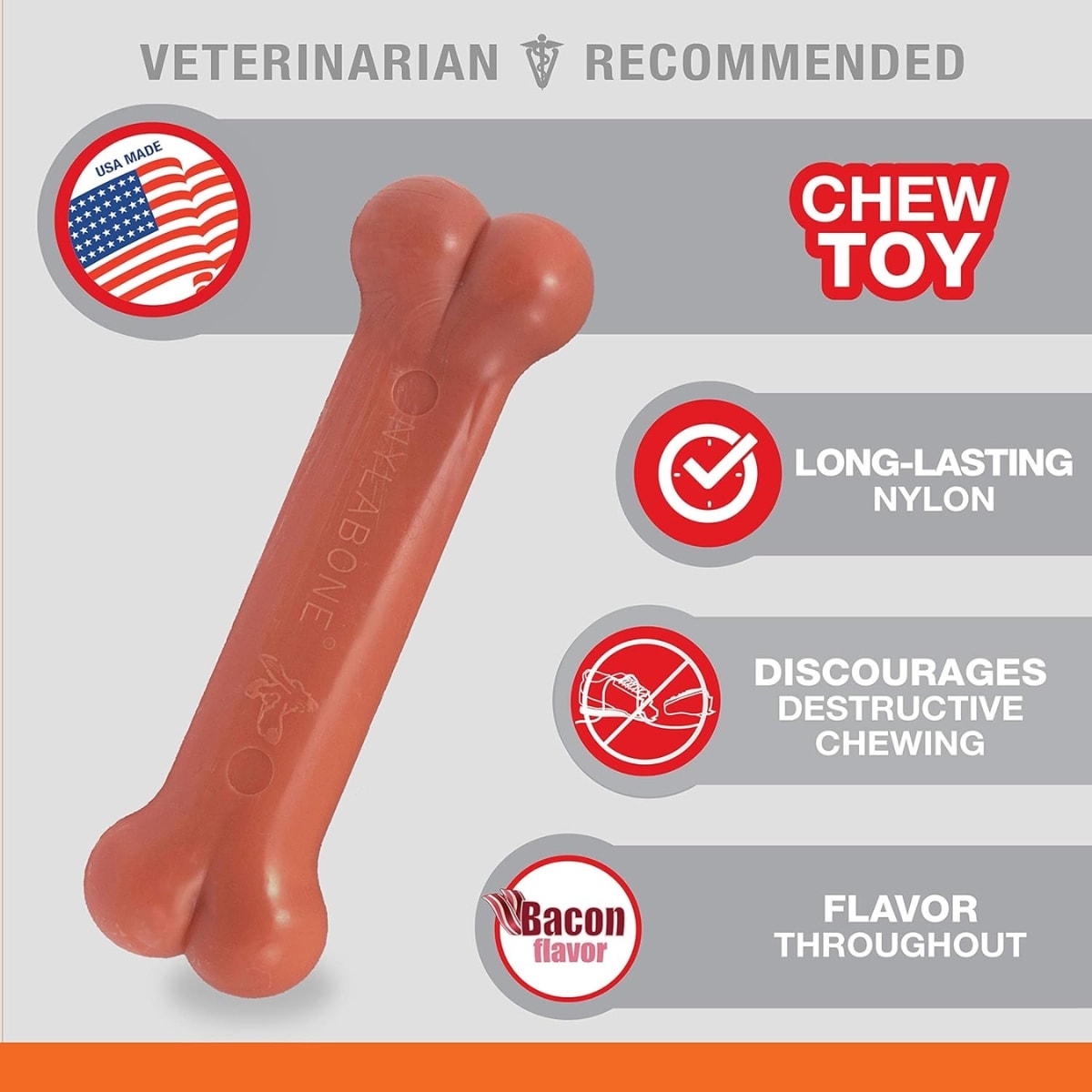 Juguete Nylabone Dura Chew tocino5