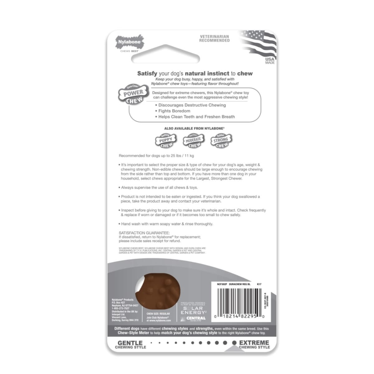 JUGUETE NYLABONE POWER CHEW TEXTURED BONE FLAVOR MEDLEY REGULAR3