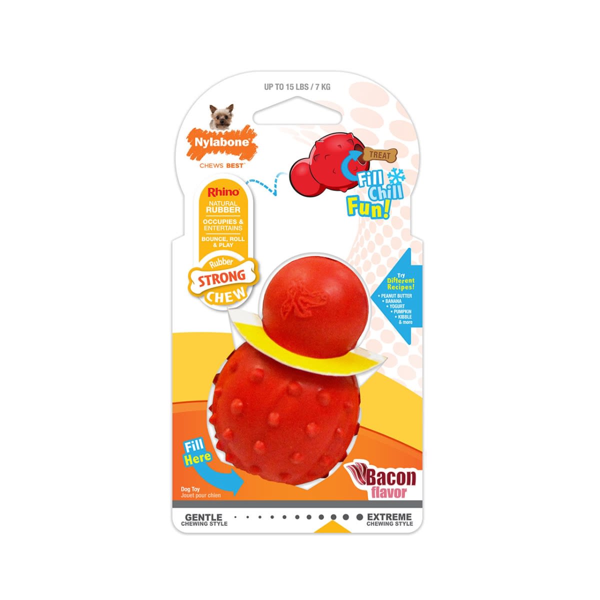 JUGUETE NYLABONE STRONG CHEW CONE BACON1
