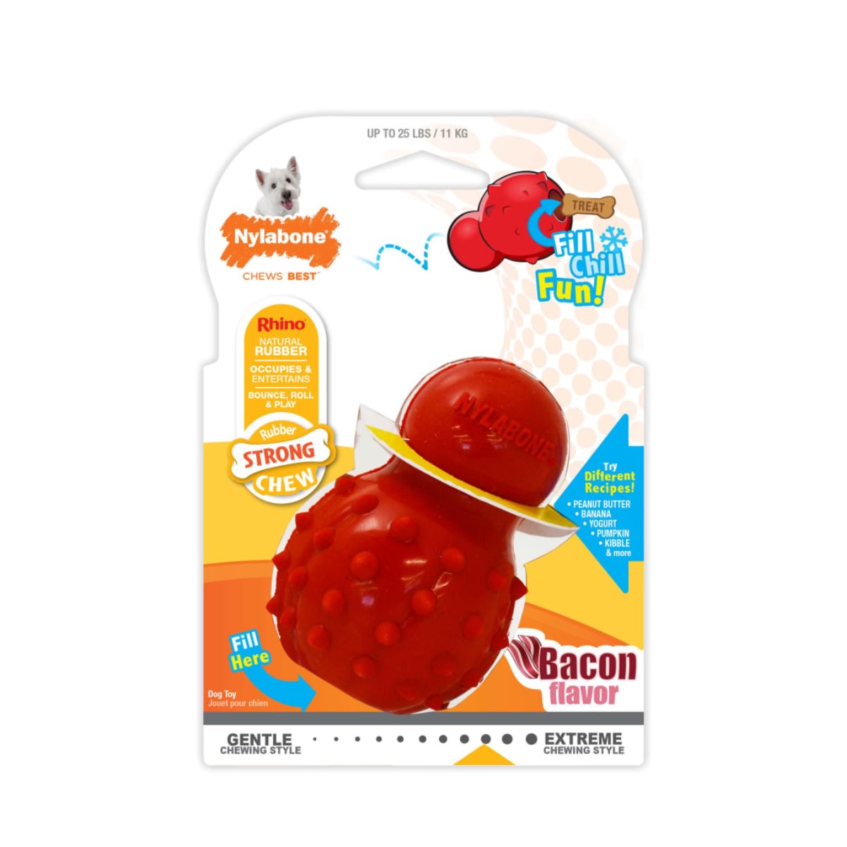 JUGUETE NYLABONE STRONG CHEW CONE BACON3