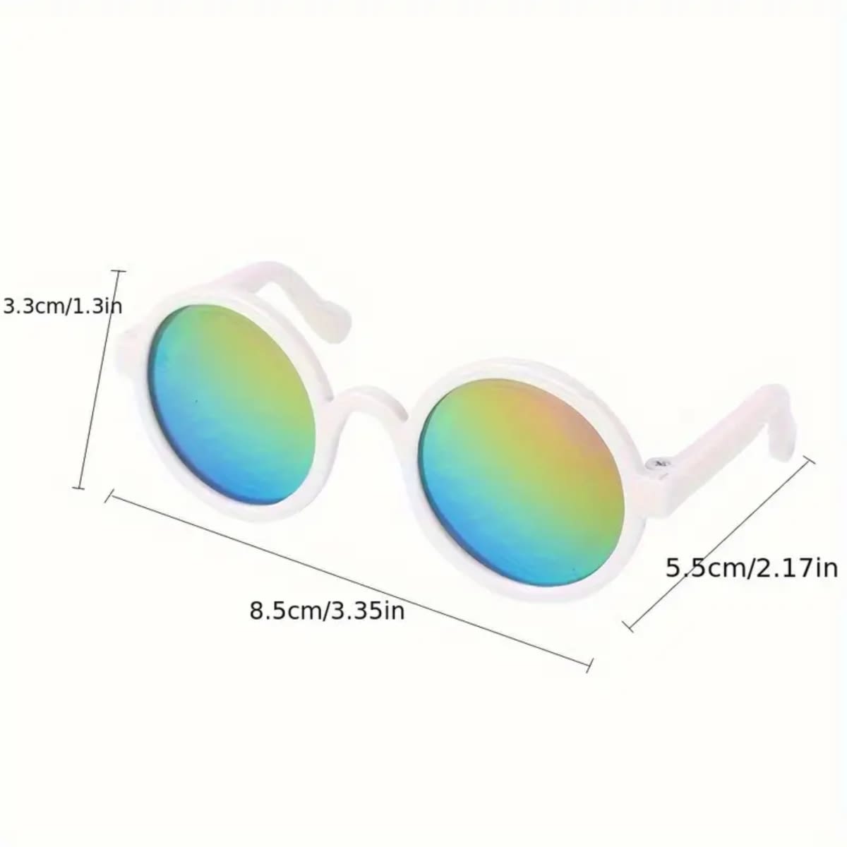 LENTES REDONDOS BLANCOS PARA GATO3
