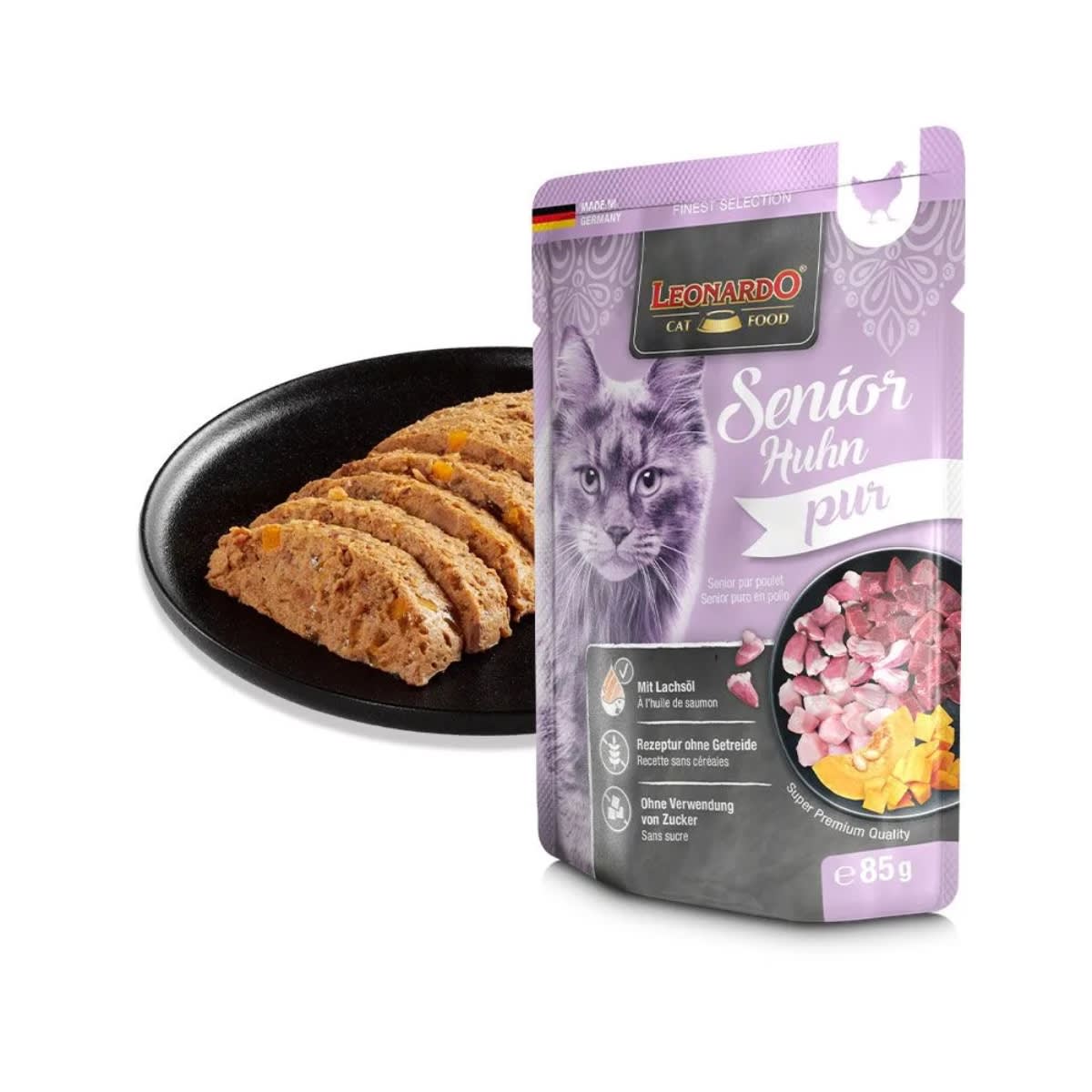 LEONARDO SENIOR POLLO SACHET 85 g2