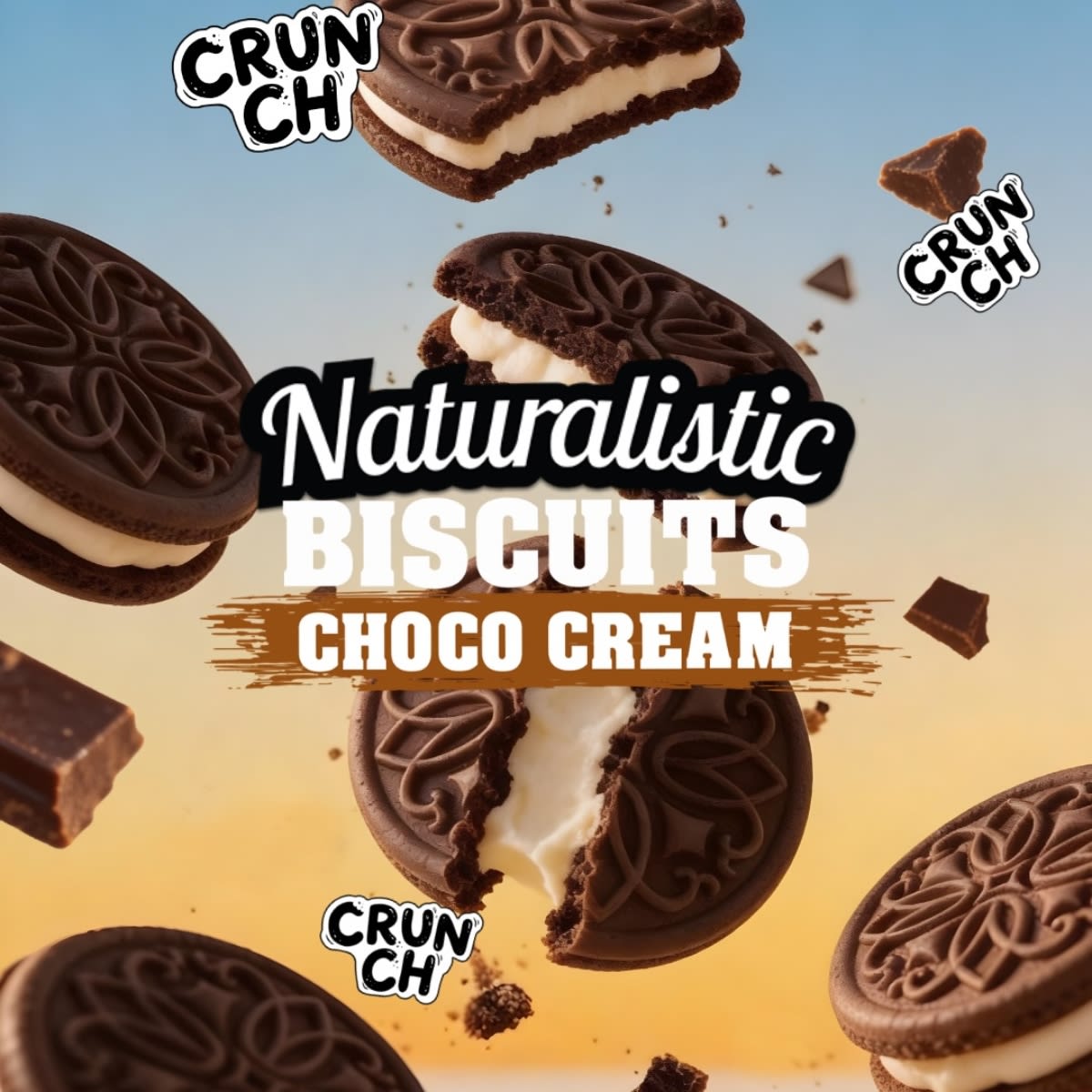 NATURALISTIC BISCUITS CHOCO CREAM 120 GR2