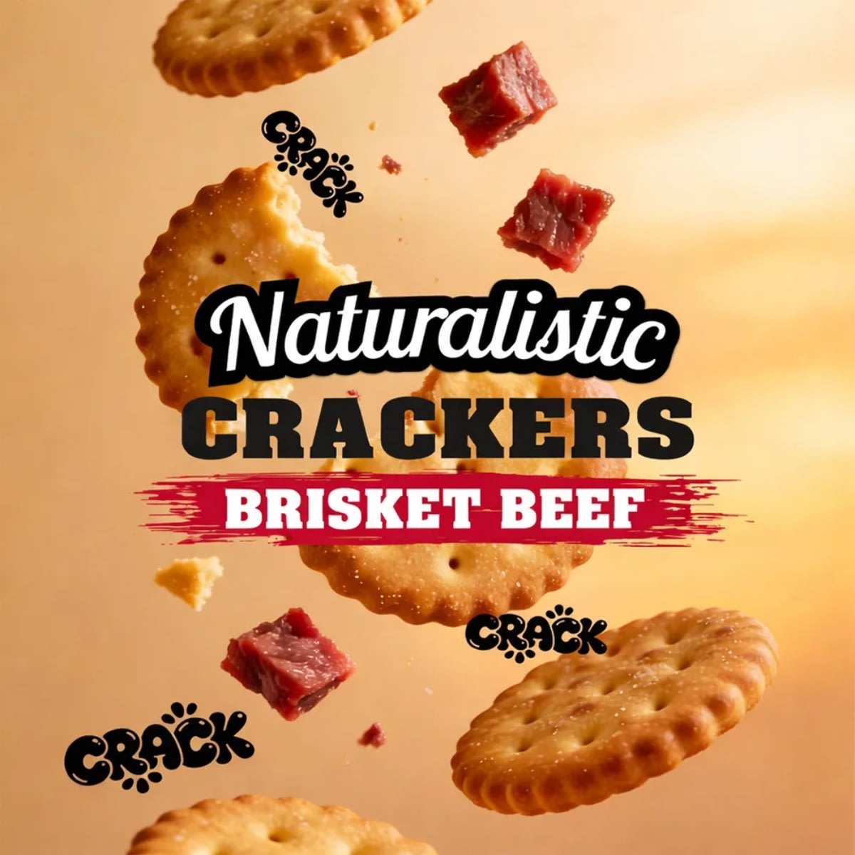 NATURALISTIC CRACKERS BRISKET BEEF 200 GR2