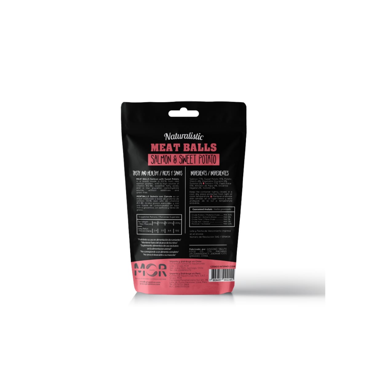 NATURALISTIC FINES RECIPES MEATBALLS SALMON AND SWEET POTATO 100 GR2