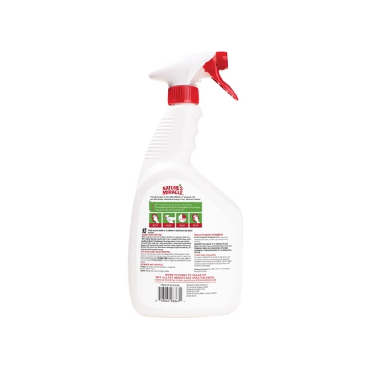 NATURE'S MIRACLE DESTRUCTOR DE ORINA GATO 946 ML2