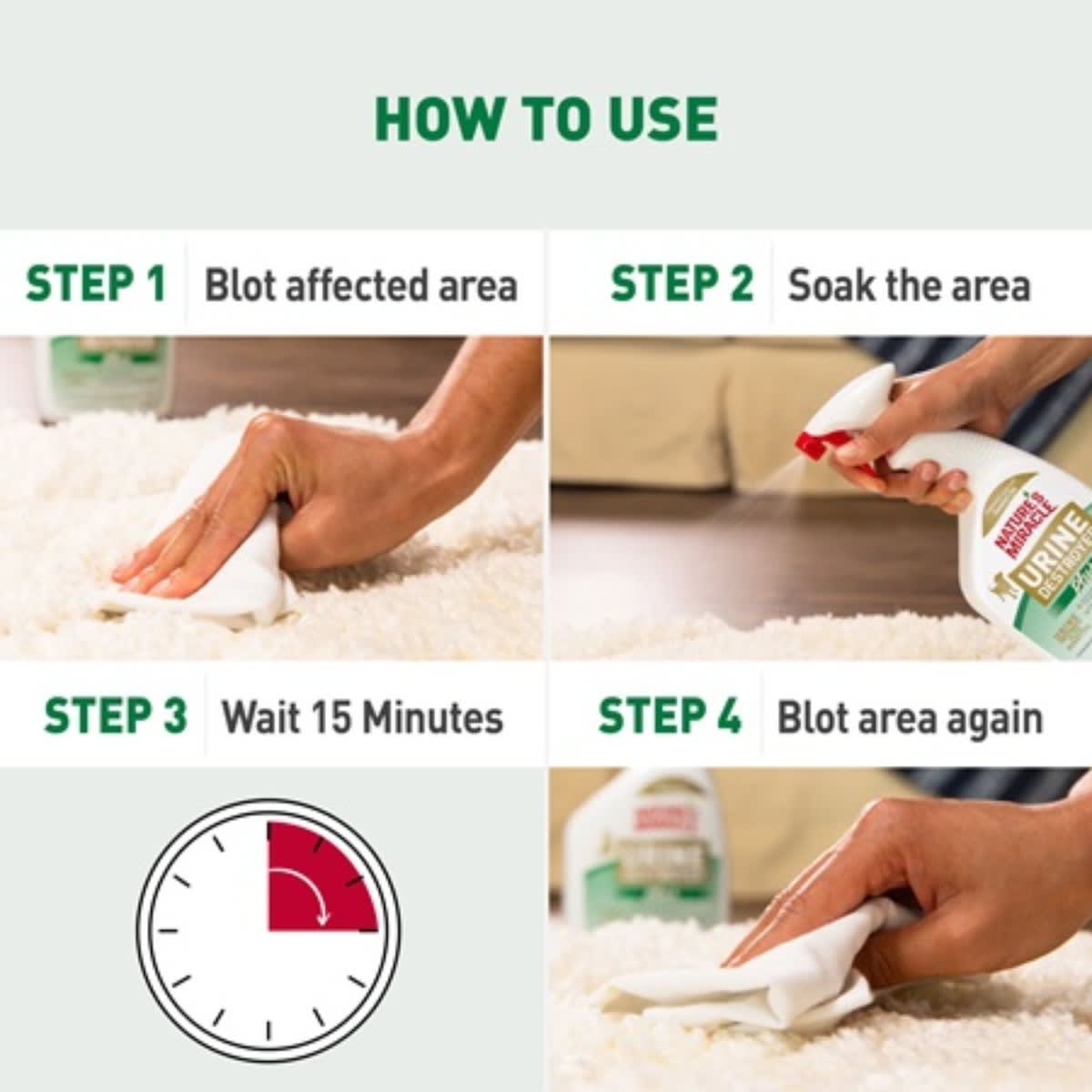 NATURE'S MIRACLE DESTRUCTOR DE ORINA PERRO 946 ML3