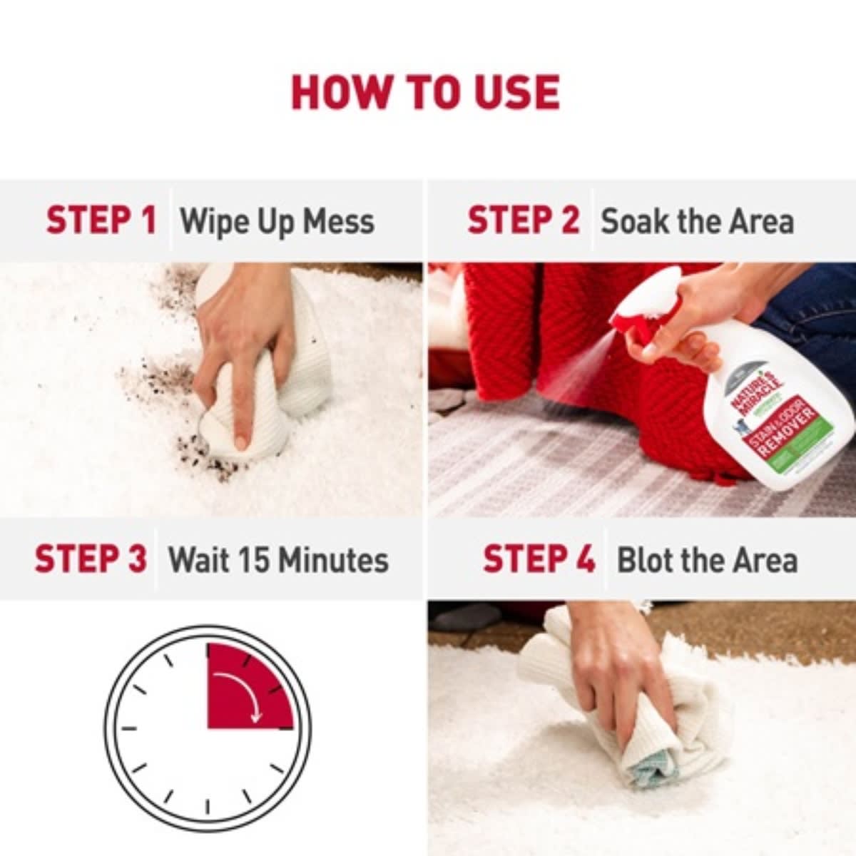 Nature's Miracle Removedor de manchas y olores 709 ml3