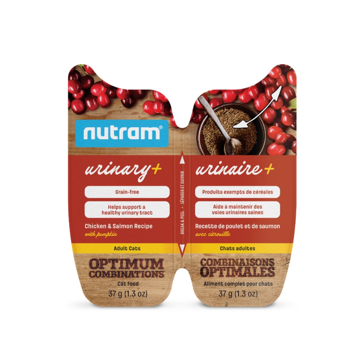 NUTRAM OC URINARY+ ADULT CAT WET FOOD 74 G1