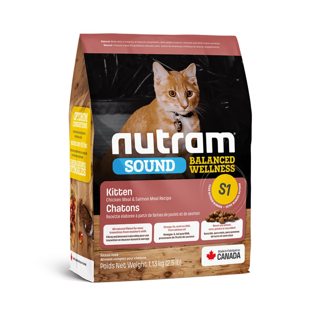 Nutram S1 Sound Kitten 1.13 kg1